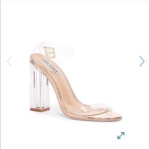 Cape Robbin Clear Sandal Heels